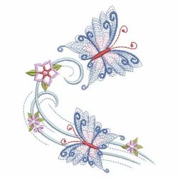 Petals In Flight 09(Md) machine embroidery designs