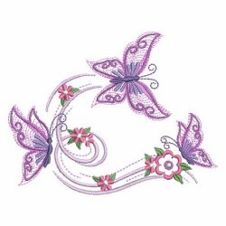 Petals In Flight 12(Sm) machine embroidery designs