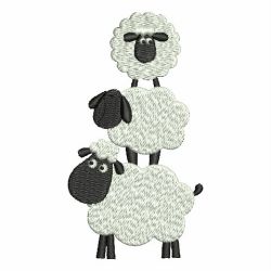 Stacked Animals 2 04 machine embroidery designs