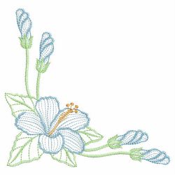 Vintage Hibiscus 2 04(Sm) machine embroidery designs