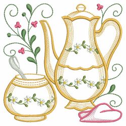Tea Time Blocks 04(Lg) machine embroidery designs