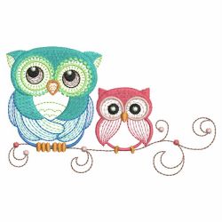 Cute Owls 2(Lg) machine embroidery designs
