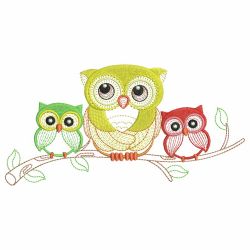 Cute Owls 2 07(Lg) machine embroidery designs