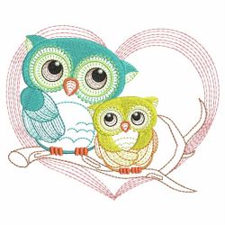 Cute Owls 2 08(Md) machine embroidery designs