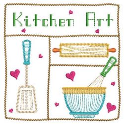 Kitchen Utensils 08(Sm) machine embroidery designs