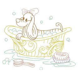 Vintage Bathing Cuties 02(Md) machine embroidery designs