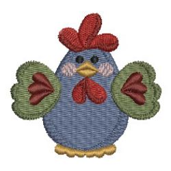 Country Chicken 04 machine embroidery designs
