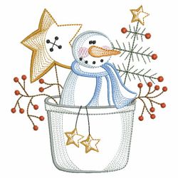 Vintage Snowman 3 03(Lg) machine embroidery designs