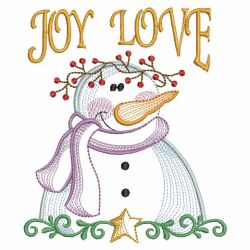 Vintage Snowman 3 08(Lg) machine embroidery designs