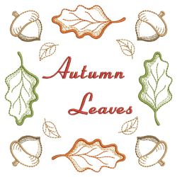 Autumn Oak 07(Lg) machine embroidery designs