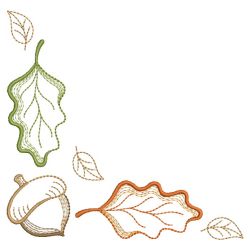 Autumn Oak 08(Md) machine embroidery designs