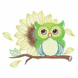 Four Seasons Owl(Md) machine embroidery designs