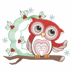 Four Seasons Owl 04(Lg) machine embroidery designs