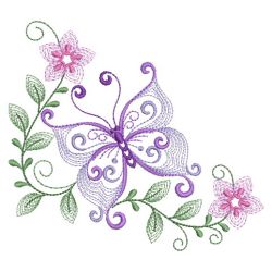 Rippled Dancing Butterflies 01(Sm) machine embroidery designs