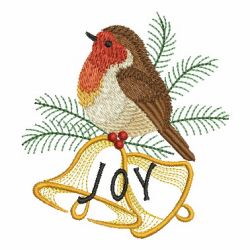 Christmas Robin 04(Sm) machine embroidery designs