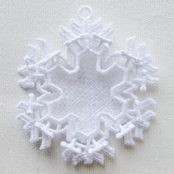 FSL Snowflake Photo Ornaments 02 machine embroidery designs