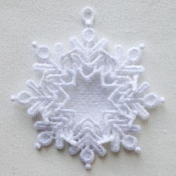 FSL Snowflake Photo Ornaments 05 machine embroidery designs