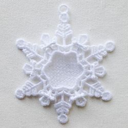 FSL Snowflake Photo Ornaments 06 machine embroidery designs