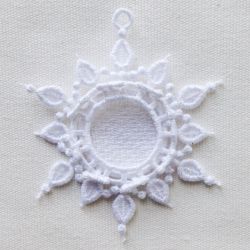 FSL Snowflake Photo Ornaments 08 machine embroidery designs