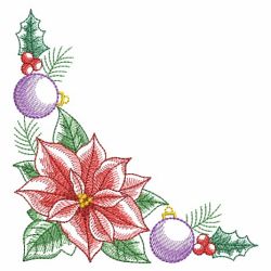 Elegant Poinsettia 05(Lg) machine embroidery designs