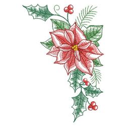 Elegant Poinsettia 06(Md) machine embroidery designs