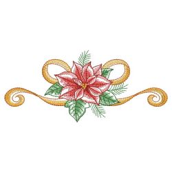 Elegant Poinsettia 08(Sm) machine embroidery designs