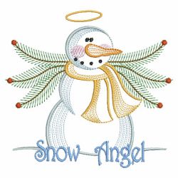 Vintage Snowman 4 02(Lg) machine embroidery designs