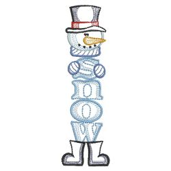 Vintage Snowman 4 05(Md) machine embroidery designs