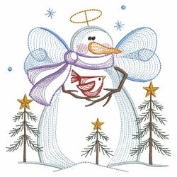 Vintage Snowman 4 07(Sm) machine embroidery designs