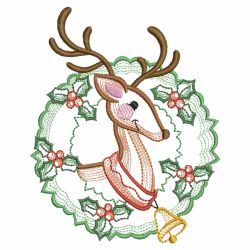 Vintage Christmas Reindeer 10(Sm) machine embroidery designs