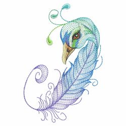 Bird Feathers 05(Lg) machine embroidery designs