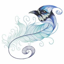 Bird Feathers 07(Lg) machine embroidery designs