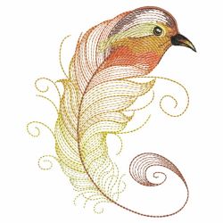 Bird Feathers 08(Md) machine embroidery designs