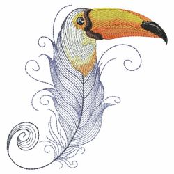 Bird Feathers 10(Lg) machine embroidery designs