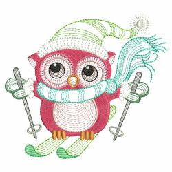 Christmas Owl 02(Lg) machine embroidery designs