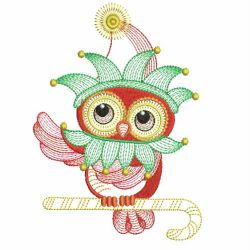 Christmas Owl 04(Sm) machine embroidery designs