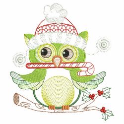 Christmas Owl 09(Sm) machine embroidery designs