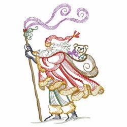 Vintage Christmas Santa 01(Sm) machine embroidery designs