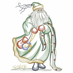 Vintage Christmas Santa 03(Md) machine embroidery designs