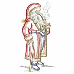 Vintage Christmas Santa 05(Md) machine embroidery designs