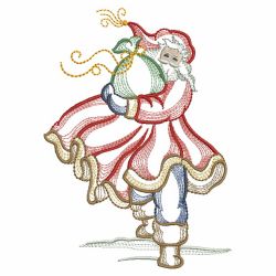 Vintage Christmas Santa 09(Lg) machine embroidery designs