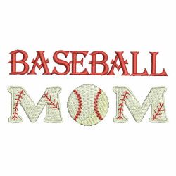 Baseball Mom 08 machine embroidery designs