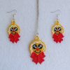 FSL Christmas Earrings And Pendant