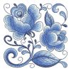 Delft Blue Roses 2 12(Md)