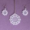 FSL Flower Earrings And Pendant 01