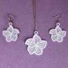 FSL Flower Earrings And Pendant 05