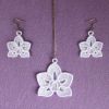 FSL Flower Earrings And Pendant 09