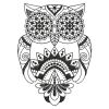 Blackwork Owls(Sm)