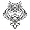 Blackwork Owls 03(Md)