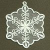 Organza Decorative Snowflakes 07